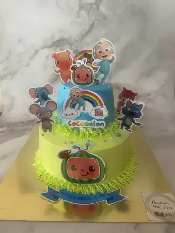 Cocomelon theme cake
